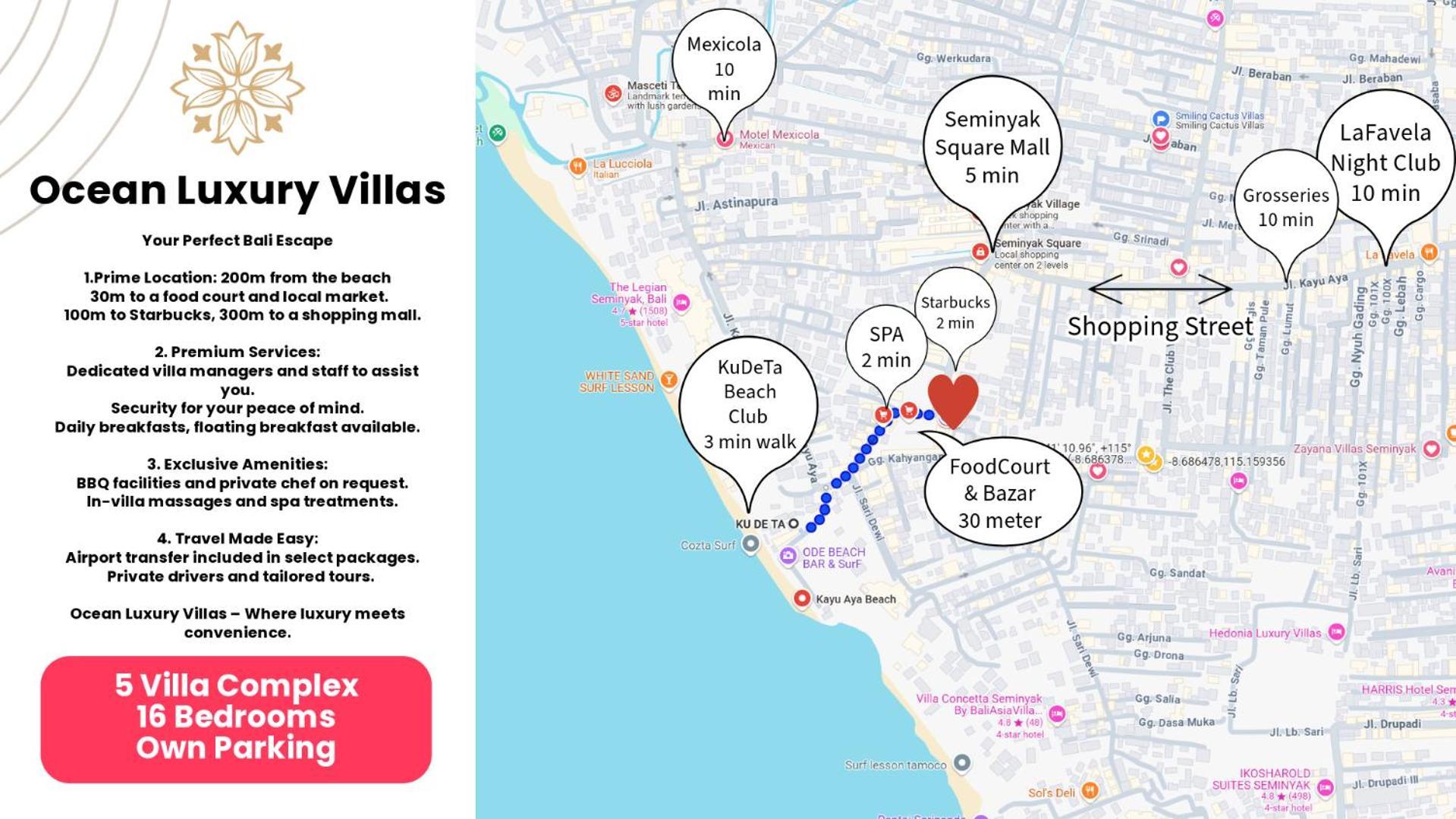 Ocean Luxury Villas Seminyak Dış mekan fotoğraf